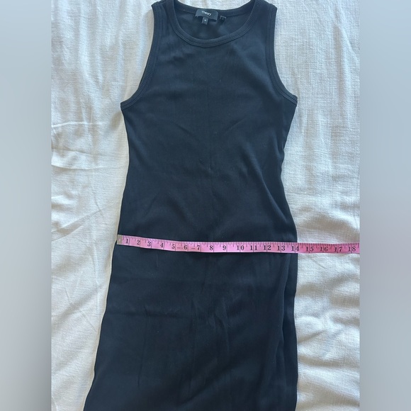 Theory Black Racer Tank Dress - Picture 4 of 6